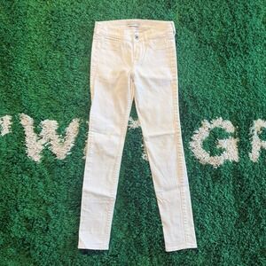 Abercrombie Kids Girls White Slim Fit Jeans Size 14